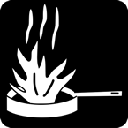 Class K Fire Square Symbol